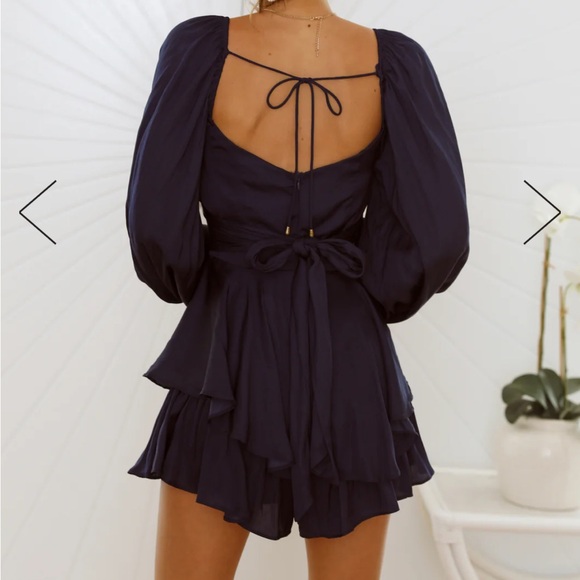 Hello Molly - SUNRISE MEMORIES ROMPER NAVY - Picture 2 of 4